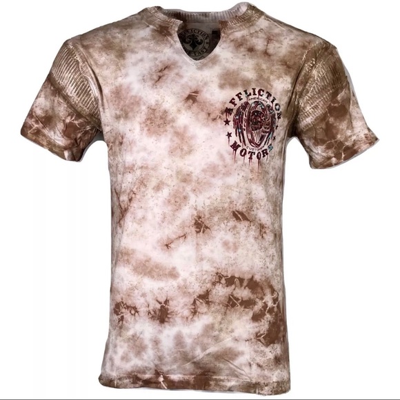 Affliction Other - AFFLICTION Mens T-Shirt AC TORQUE RUST Biker